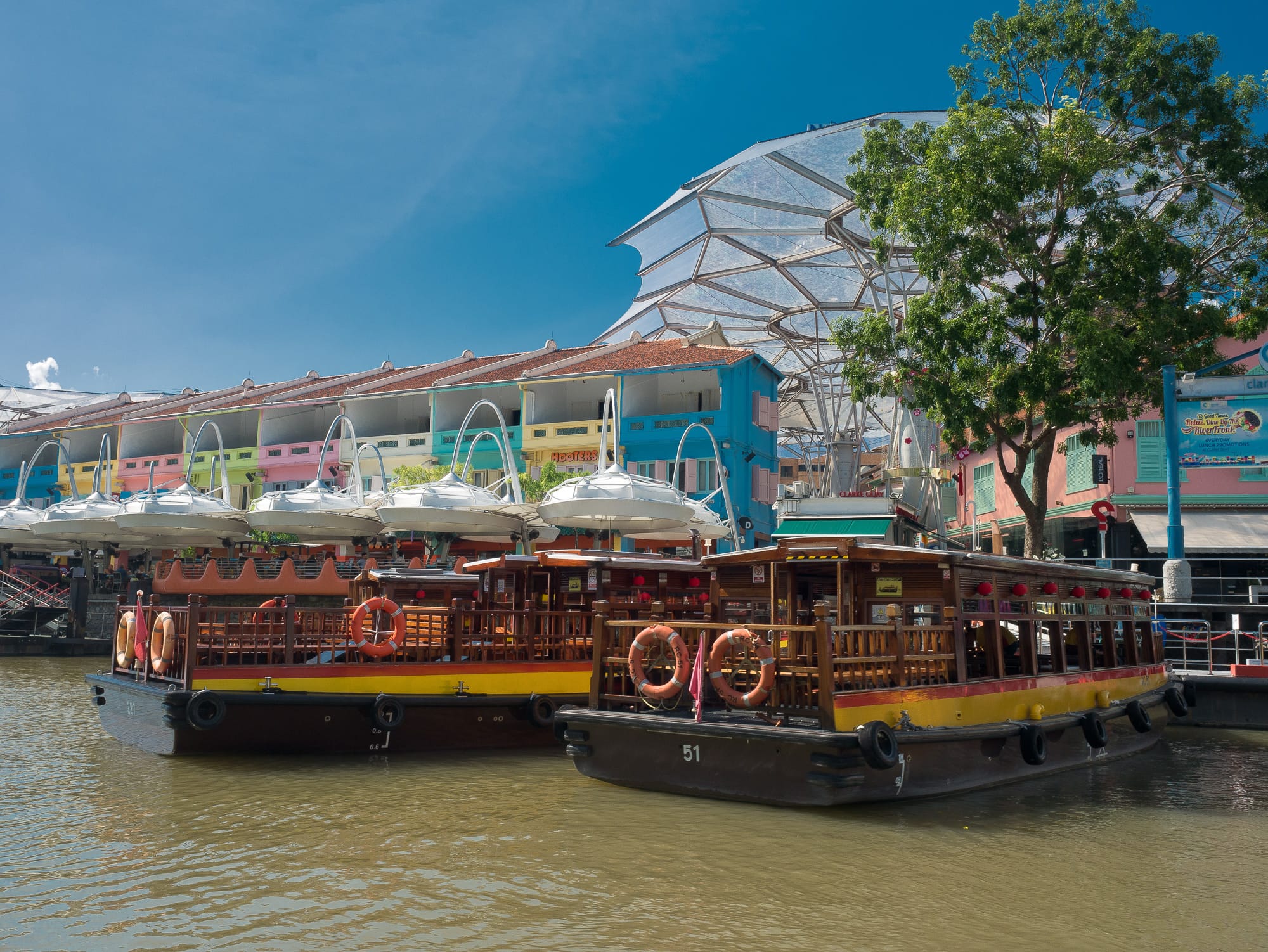 Colourful Clarke Quay