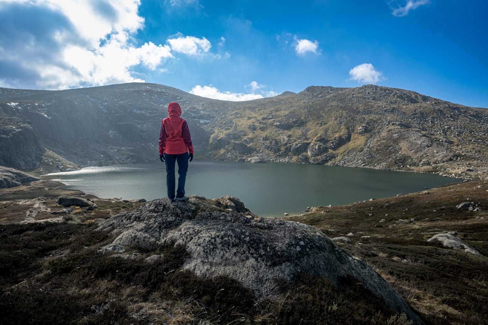 Overlooking Blue Lake