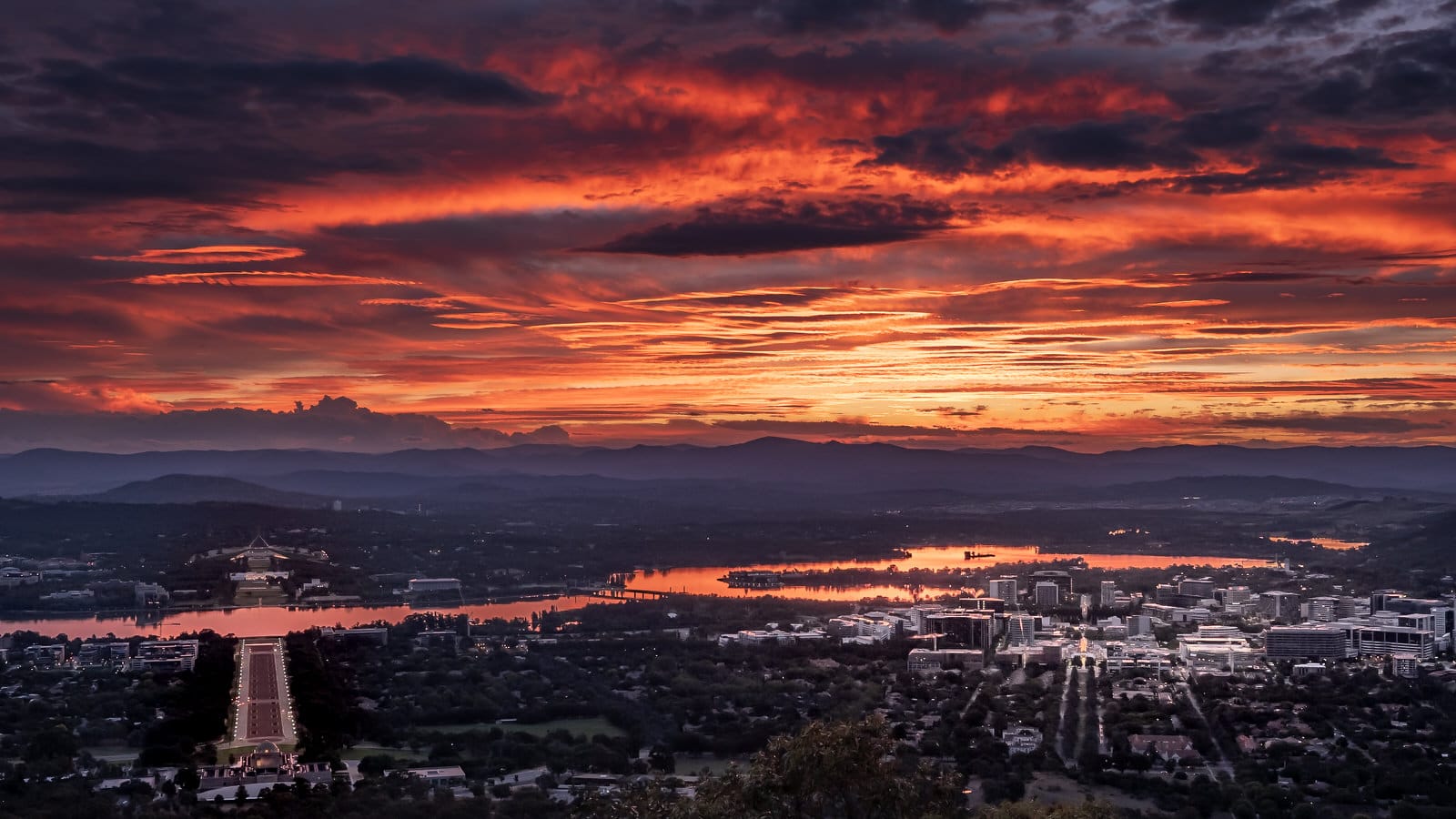 Fire in the Canberra Sky